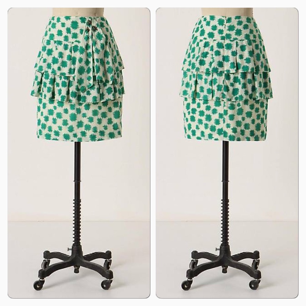 {Anthro} Edme & Esyllte "Landing Fields" Skirt